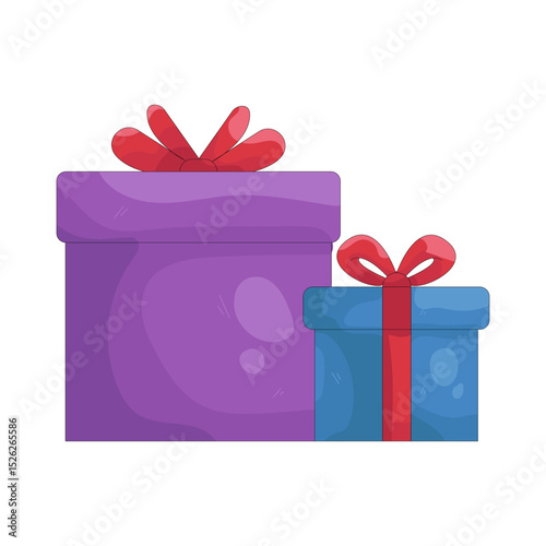 Illustration of gift box 
