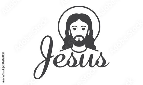 Christian faith, Typography for print or use as poster, card, flyer or T Shirt	