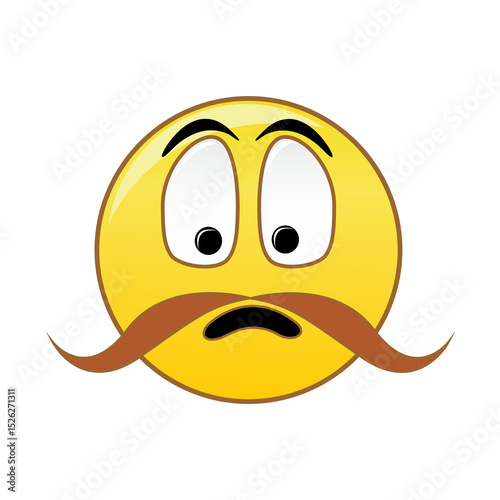 mustache emoticon