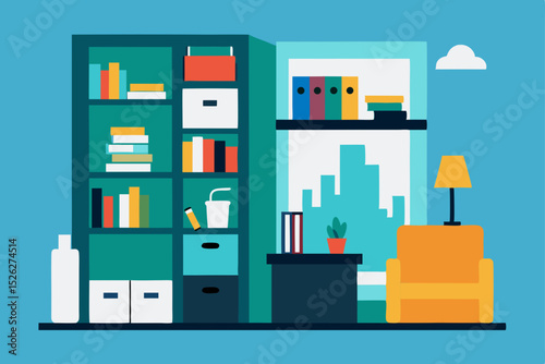 Modern Home Office Design Stylish and Functional Workspace with City View