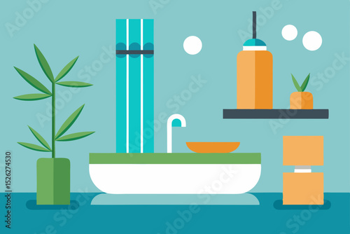 Modern Bathroom Design  Clean Lines, Tranquil Ambiance, and Serene Spa-Like Retreat