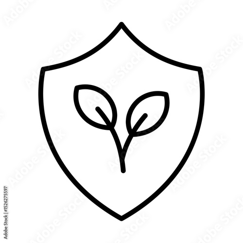Natural Product icon. Symbolizes natural ingredients, organic certification, and eco-friendly standards