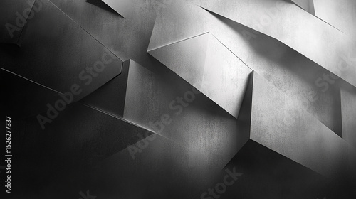 Abstract Monochromatic Geometric Texture Architectural Design Inspiration
