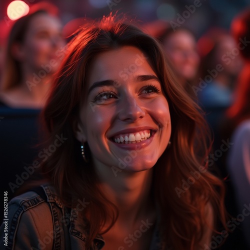 happy young woman