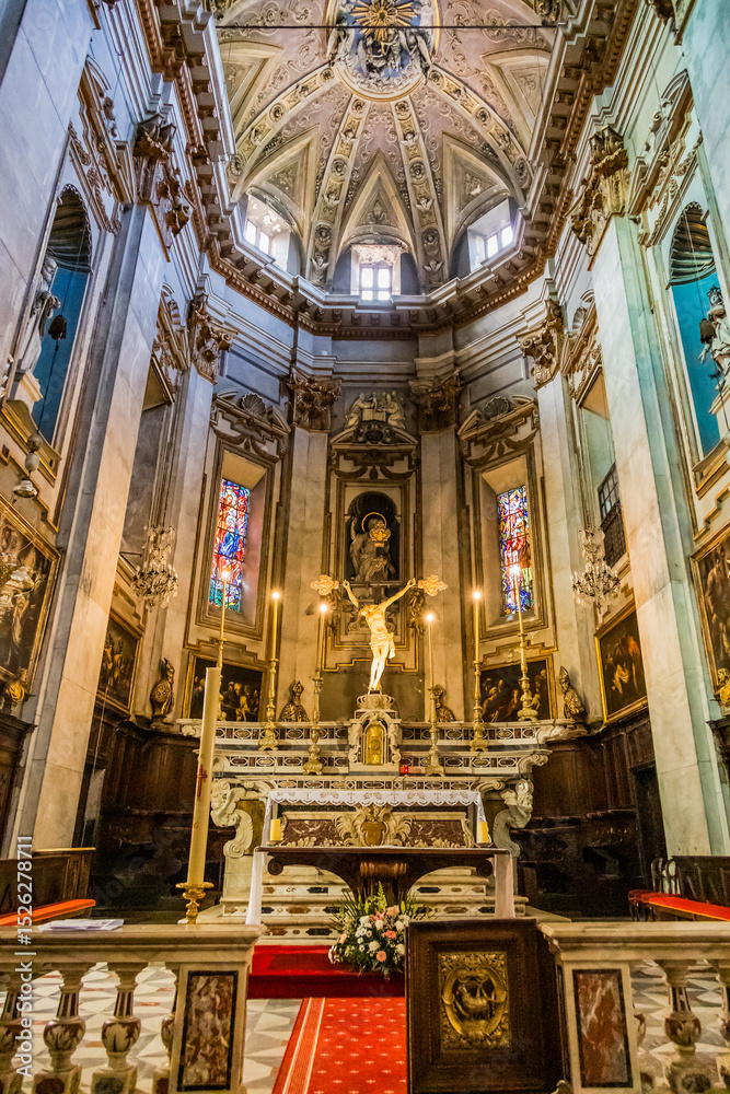Fototapeta premium Église Saint Jean-Baptiste de Bastia, Ile de Beauté
