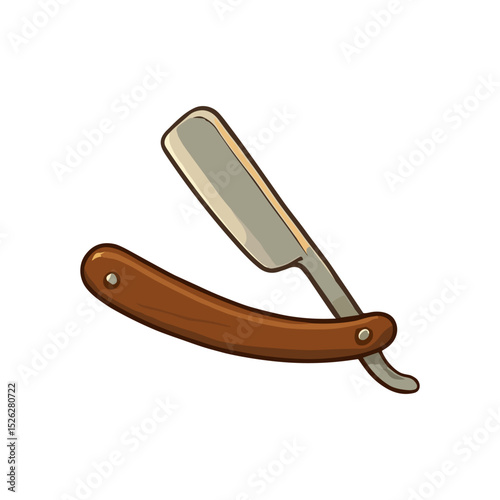 razor or knife, using to barbering activity 