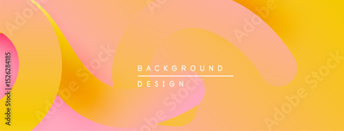Abstract fluid shapes, warm colors blend. Soft gradients create modern background design. Minimalist aesthetic, inviting visual experience.