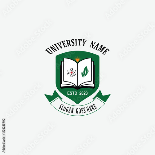 3005 educational logo school college university learning institute book academy organization