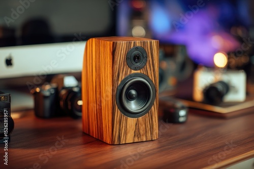 Wallpaper Mural wooden speaker  Torontodigital.ca