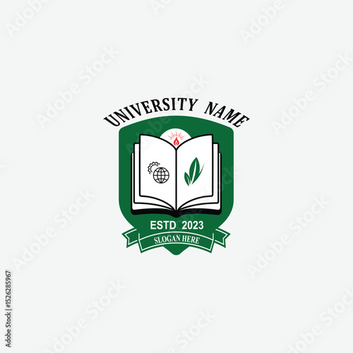 3007 educational logo school college university learning institute book academy organization