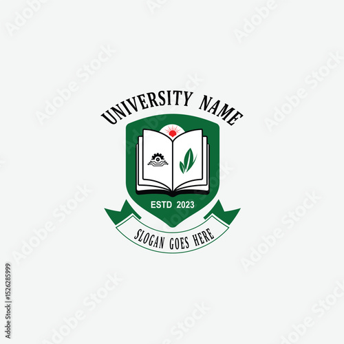 3006 educational logo school college university learning institute book academy organization