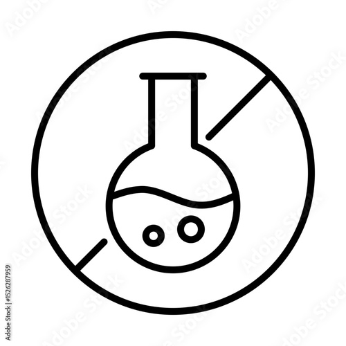 No Chemicals label. Indicates the product contains no synthetic or harmful chemicals.
