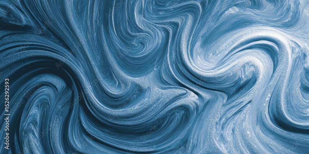 Fototapeta premium Abstract blue watercolor background
