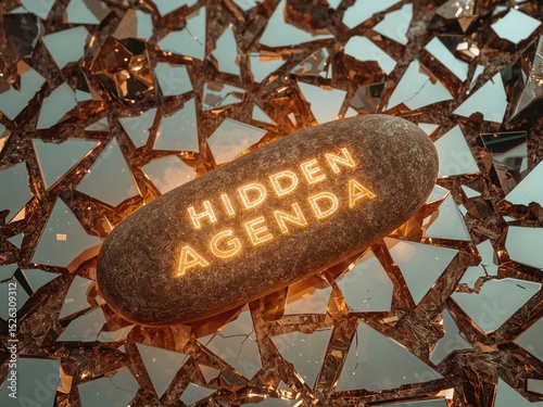Hidden Agenda Illuminated. A Symbolic Representation of Secret Motives and Strategies