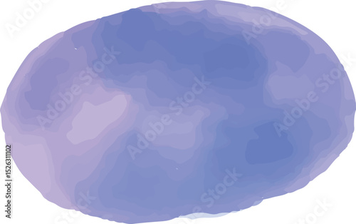 A striking watercolor brush stroke in soft purple tones with subtle gradients and textured edges, ideal for creative designs, backgrounds, or digital art. This abstract, fluid element enhances modern 