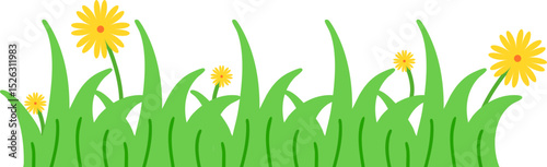 꽃 잔디 덤불 드로잉 아이콘(flower tree bush drawing icon)