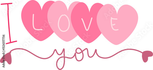 I love you lettering 1