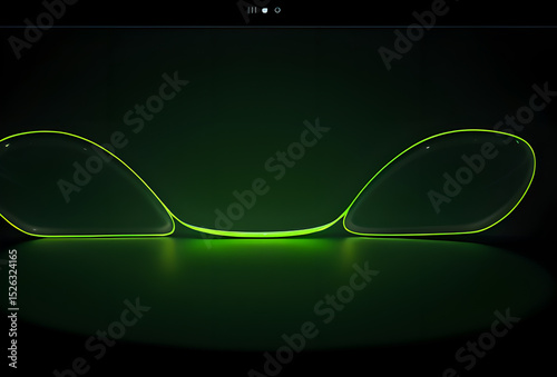Visual luminous effects line radius light technology background neon light beams in motion Racing car flash effects and dynamic with luminous laser,creating an electrifying visual for speed