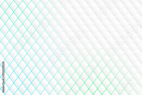 Dynamic grid of geometric shapes with neon light effects enhancing the art shape geometry vector background