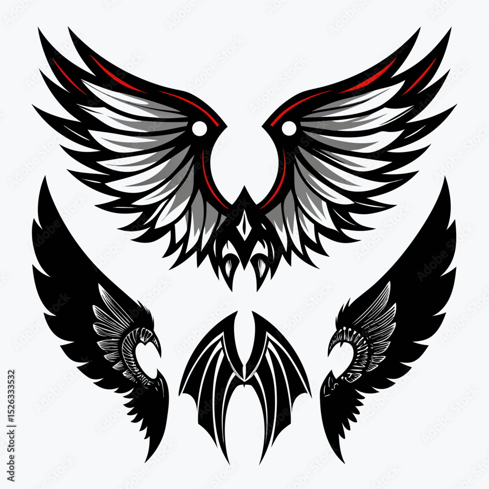 Obraz premium eagle with wings