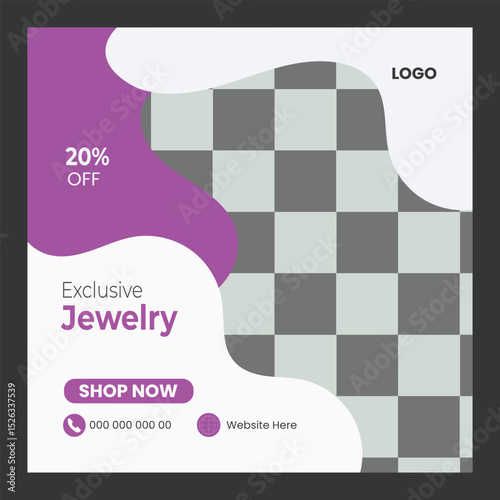  Creative Jewelery Social Media Post Design
