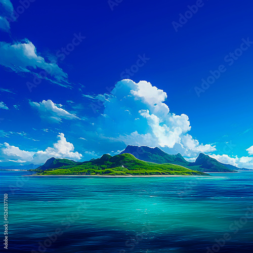 Exotic Green Island Paradise A Stunning Ocean View Escape