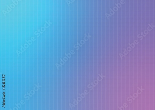 Gradient Grid Background, smooth gradient from cyan blue to violet purple – Modern Technology Vector Design