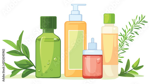 Effective Anti-Mosquito Lotion Vector Illustration for Repellent Advertising Campaigns
