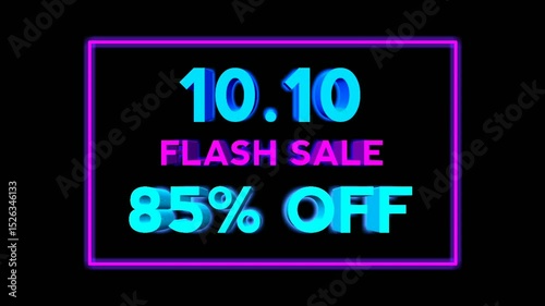 Flash sale animation, Big sale, Huge sale, Clearance sale, Holiday sale, sale 4k video