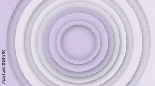 Abstract concentric circles in lavender tones with soft gradients and layered design, creating a calming and elegant digital artwork.








