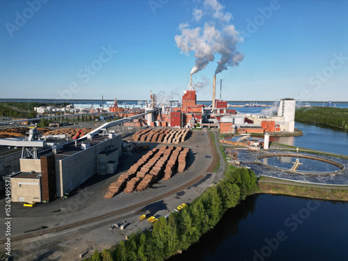Oulu, Finland – 06 04 2025:Stora Enso paper mill