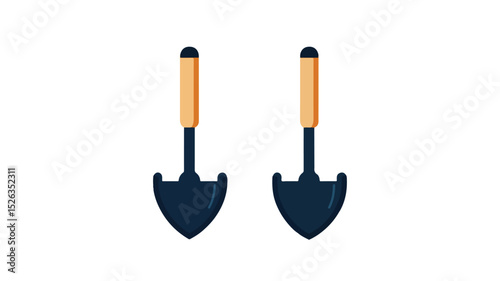 Isolated Shovel Icon Vector Illustration for Professional Use