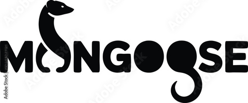 Mongoose Logo in Bold Typography