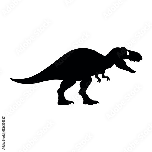 tyrannosaurus rex dinosaur vector illustration