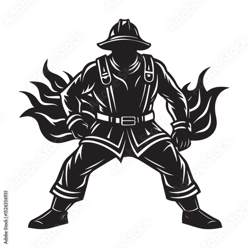 Cartoon cowboy characters with guns and horses in a sporty illustrated style