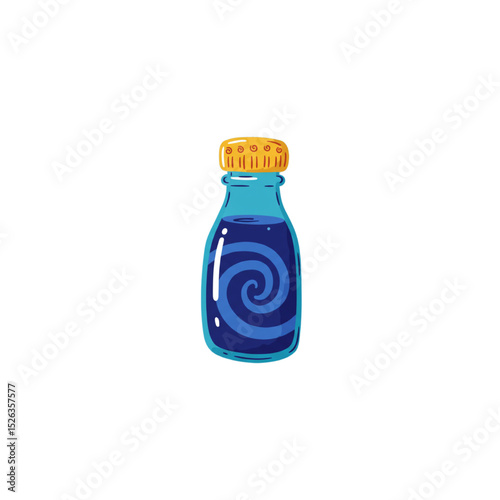 bottle of water isolated on white background, vector illustration