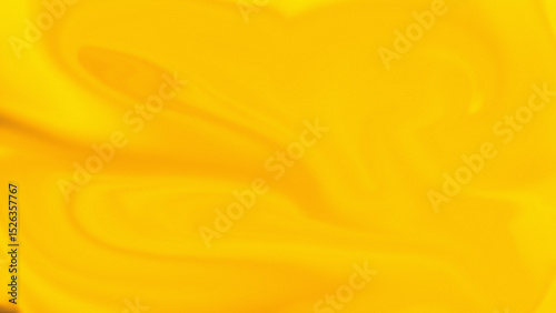 Vibrant Yellow Abstract Background with Fluid Swirls Ideal for Modern Designs and Creative Projects Evoking Warmth and Energy in its Smooth Blended Texture