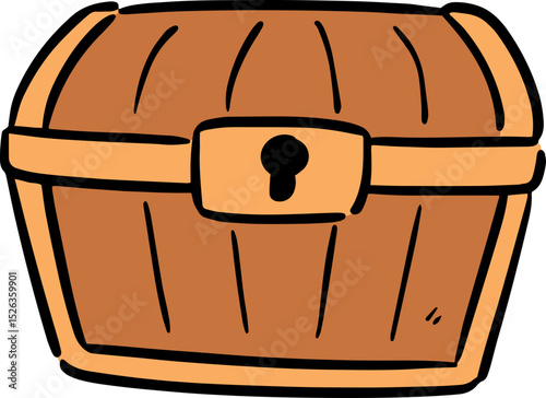 Illustration of treasure box
