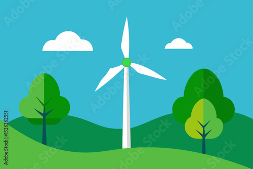 Harnessing Wind Energy Sustainable Power in Green Landscapes