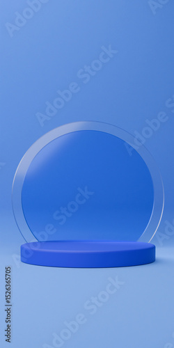 Minimalist Stage Creates Dramatic Product Display. Vertical view