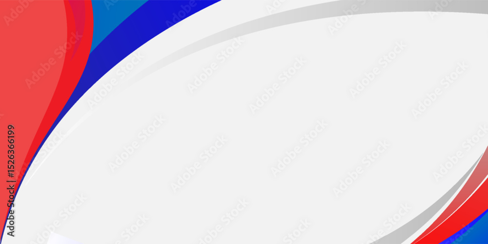 Obraz premium Abstract elegant background design with space for your text. Corporate concept red blue and white. Vector shapes dynamic eps 10