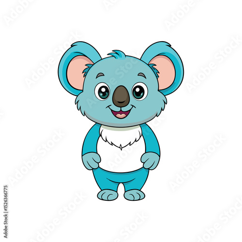 Australian Koala Bear Cartoon Vector