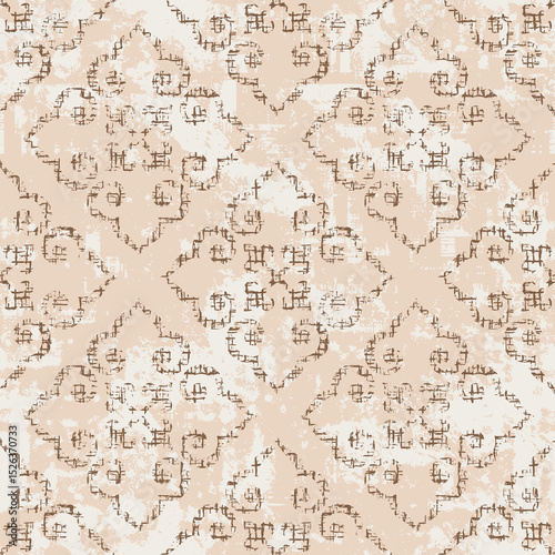Ethnic background on the theme of Uzbek national ornament, Islamic pattern, vector design