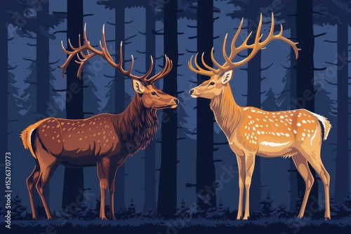 Exploring the dynamic interactions of wildlife and flora in a thriving forest ecosystem