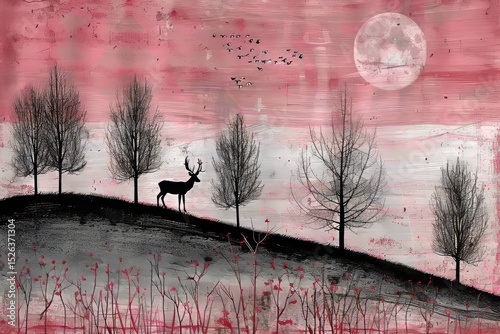 Exploring the interconnectedness of wildlife and flora in a vibrant forest ecosystem