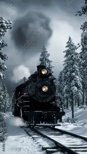old steam train