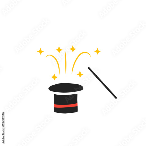 magic hat illustration