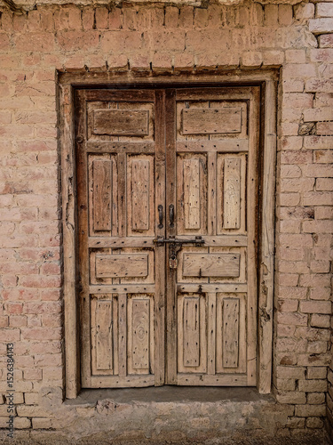 
Old Wooden Door Rustic Entrance Vintage Architecture Weathered Wood Ancient Building Traditional Doorway Historic Structure Aged Timber Classic Design Antique Portal Heritage Site