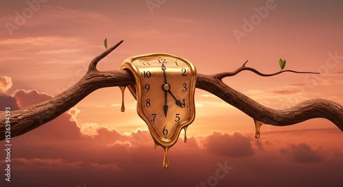 the melting clock 
