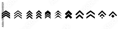 Swipe icon vector set. Scroll illustration sign collection. Arrow symbol. Arrow up web icons. Swipe symbols for web and mobile app.